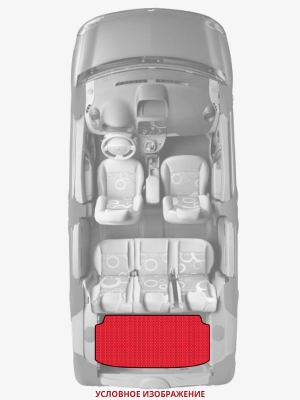 ЭВА коврики «Queen Lux» багажник для MG ZS